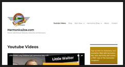 Desktop Screenshot of harmonicajoe.com